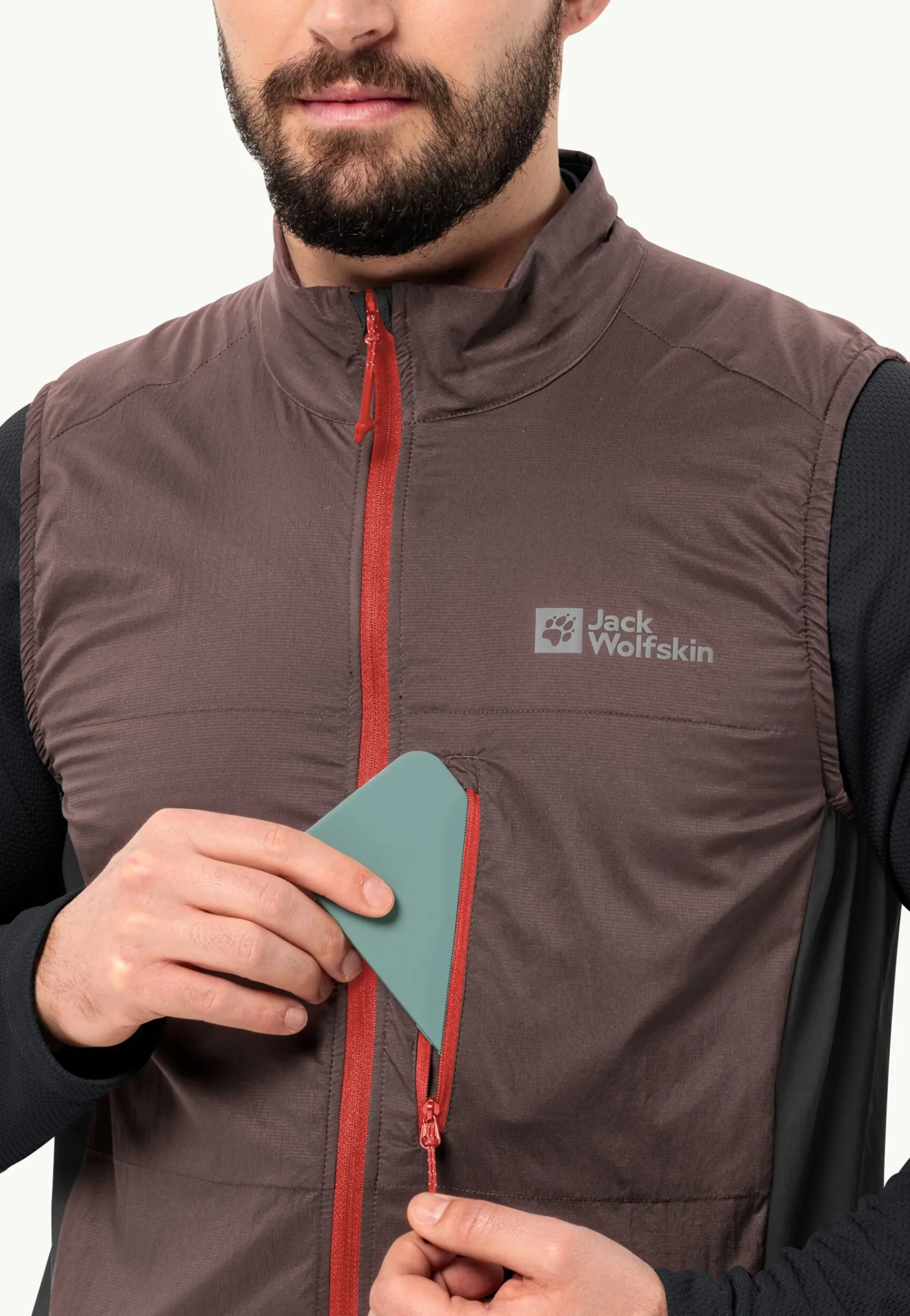 Jack Wolfskin Morobbia Alpha Vest M|Heren Fietsen|Voor- En Najaarsjacks/-Jassen
