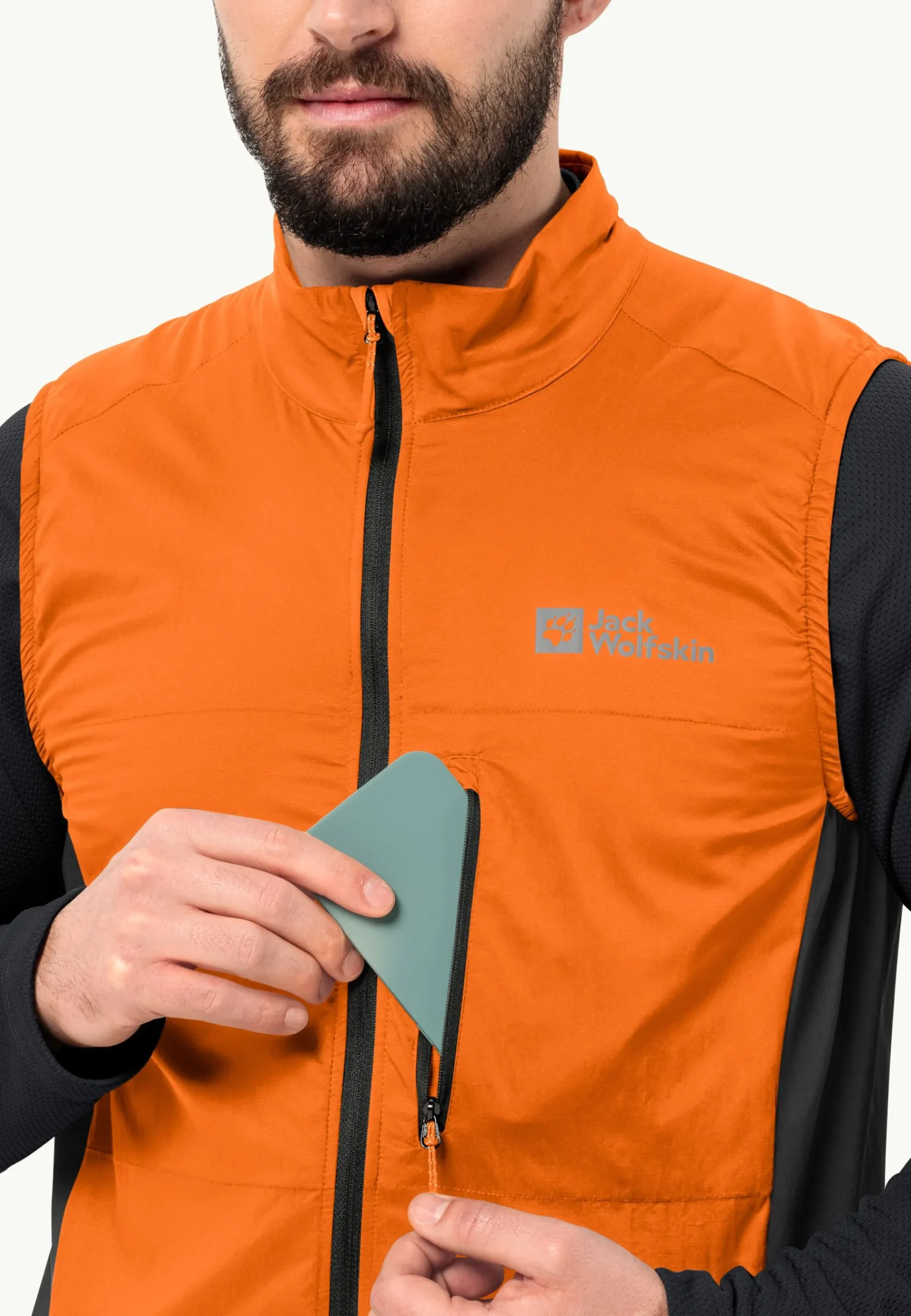 Jack Wolfskin Morobbia Alpha Vest M|Heren Fietsen|Voor- En Najaarsjacks/-Jassen