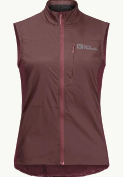 Jack Wolfskin Morobbia Alpha Vest W|DAMES Fietsen|Voor- En Najaarsjacks/-Jassen
