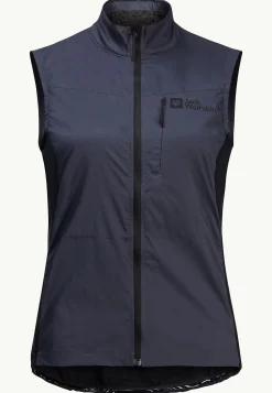 Jack Wolfskin Morobbia Alpha Vest W|DAMES Fietsen|Voor- En Najaarsjacks/-Jassen