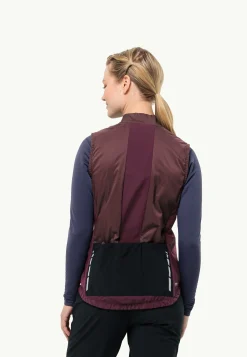 Jack Wolfskin Morobbia Alpha Vest W|DAMES Fietsen|Voor- En Najaarsjacks/-Jassen
