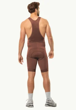 Jack Wolfskin Morobbia Bib Shorts M|Heren Shorts|Fietsbroeken