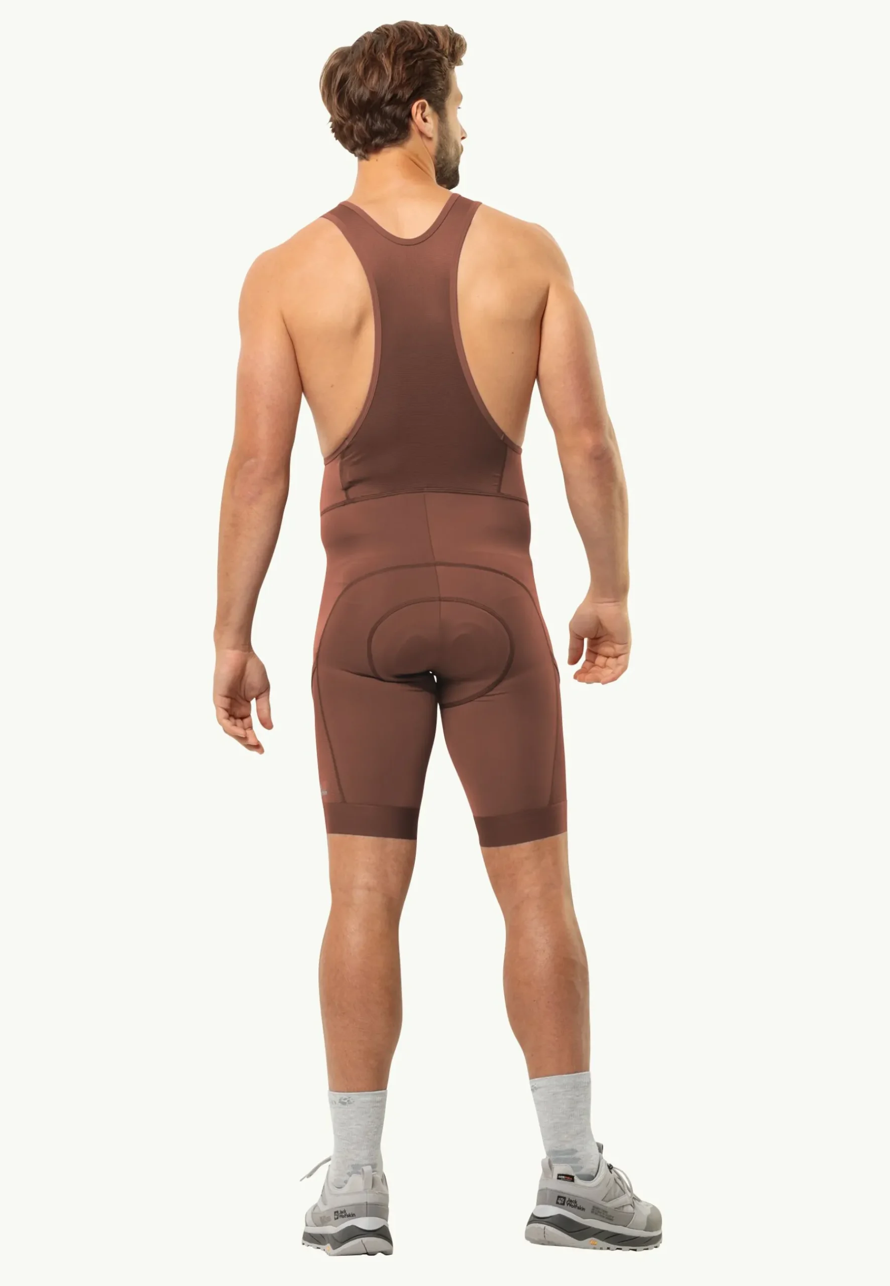 Jack Wolfskin Morobbia Bib Shorts M|Heren Shorts|Fietsbroeken
