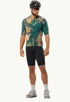 Jack Wolfskin Morobbia Bib Shorts M|Heren Shorts|Fietsbroeken
