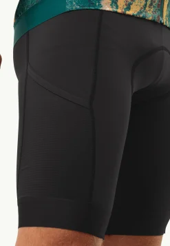 Jack Wolfskin Morobbia Bib Shorts M|Heren Shorts|Fietsbroeken