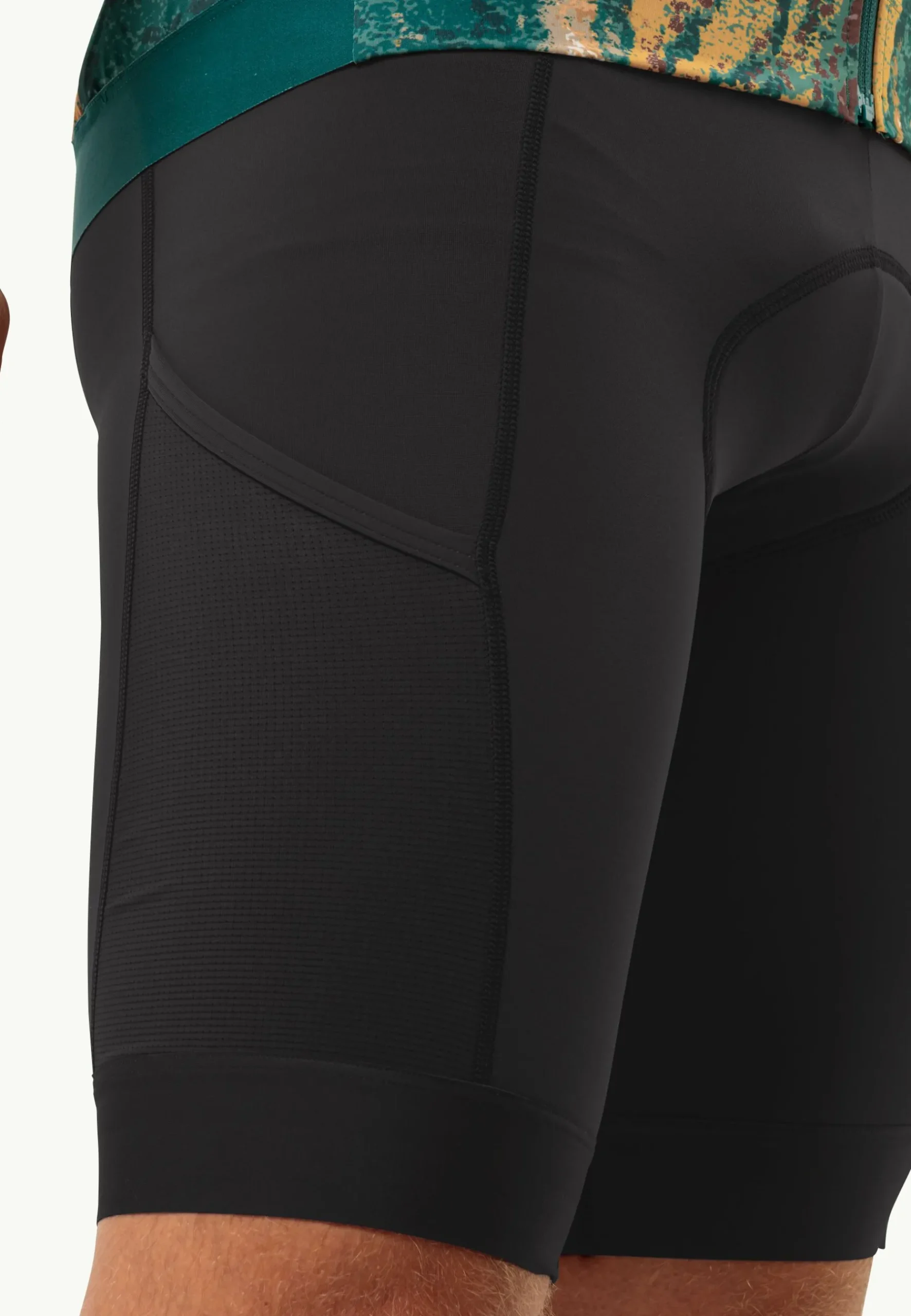 Jack Wolfskin Morobbia Bib Shorts M|Heren Shorts|Fietsbroeken