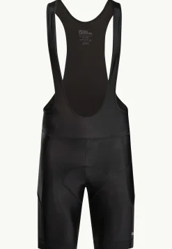Jack Wolfskin Morobbia Bib Shorts M|Heren Shorts|Fietsbroeken