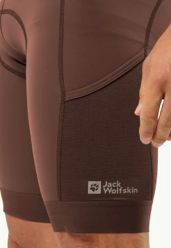 Jack Wolfskin Morobbia Bib Shorts M|Heren Shorts|Fietsbroeken