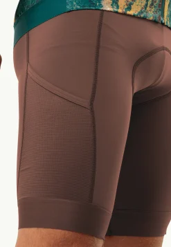 Jack Wolfskin Morobbia Bib Shorts M|Heren Shorts|Fietsbroeken