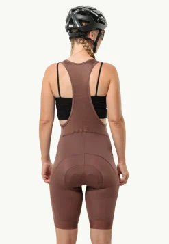 Jack Wolfskin Morobbia Bib Shorts W|DAMES Fietsen|Rokken & Shorts