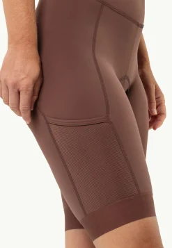 Jack Wolfskin Morobbia Bib Shorts W|DAMES Fietsen|Rokken & Shorts