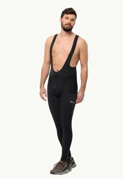 Jack Wolfskin Morobbia Bib Tights M|Heren Fietsen|Fietsbroeken