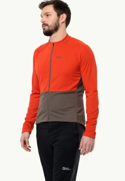 Jack Wolfskin Morobbia Fz L/s M|Heren Fietsen|Functionele Shirts