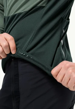 Jack Wolfskin Morobbia Fz L/s M|Heren Fietsen|Functionele Shirts