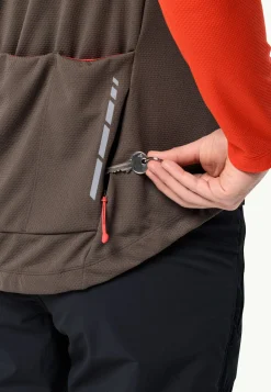 Jack Wolfskin Morobbia Fz L/s M|Heren Fietsen|Functionele Shirts