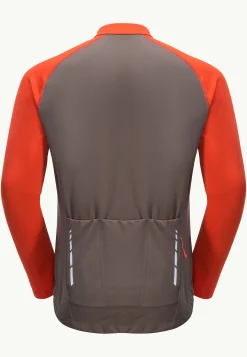 Jack Wolfskin Morobbia Fz L/s M|Heren Fietsen|Functionele Shirts