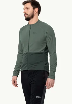 Jack Wolfskin Morobbia Fz L/s M|Heren Fietsen|Functionele Shirts