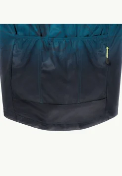 Jack Wolfskin Morobbia Fz L/s Print M|Heren Fietsen|Functionele Shirts
