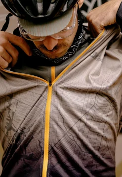 Jack Wolfskin Morobbia Fz L/s Print M|Heren Fietsen|Functionele Shirts