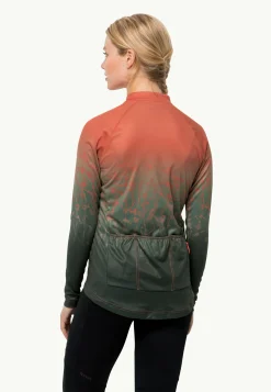 Jack Wolfskin Morobbia Fz L/s Print W|DAMES Wandelen|Fietsen