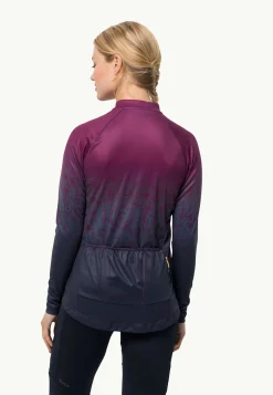 Jack Wolfskin Morobbia Fz L/s Print W|DAMES Wandelen|Fietsen