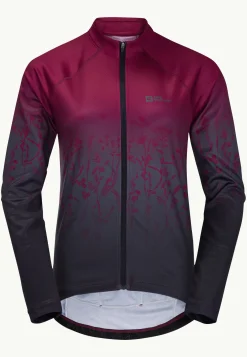 Jack Wolfskin Morobbia Fz L/s Print W|DAMES Wandelen|Fietsen