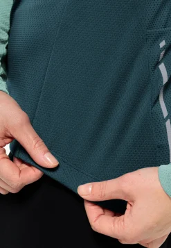 Jack Wolfskin Morobbia Fz L/s W|DAMES Fietsen|Functionele Shirts