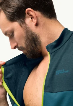 Jack Wolfskin Morobbia Fz T M|Heren Fietsen|Functionele Shirts