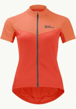 Jack Wolfskin Morobbia Fz T W|DAMES Fietsen|Functionele Shirts
