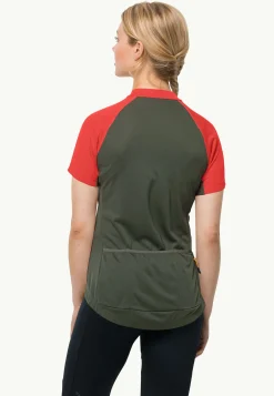 Jack Wolfskin Morobbia Fz T W|DAMES Fietsen|Functionele Shirts