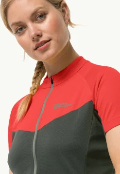 Jack Wolfskin Morobbia Fz T W|DAMES Fietsen|Functionele Shirts