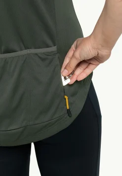 Jack Wolfskin Morobbia Fz T W|DAMES Fietsen|Functionele Shirts