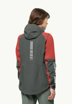 Jack Wolfskin Morobbia 3l Jkt W|DAMES Fietsen|Voor- En Najaarsjacks/-Jassen