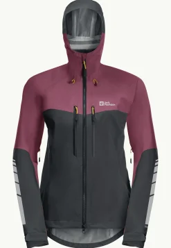 Jack Wolfskin Morobbia 3l Jkt W|DAMES Fietsen|Voor- En Najaarsjacks/-Jassen