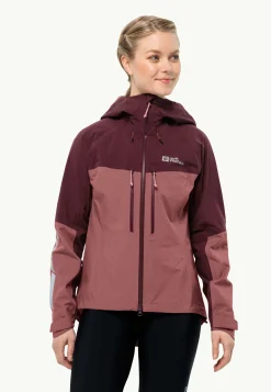 Jack Wolfskin Morobbia 3l Jkt W|DAMES Fietsen|Voor- En Najaarsjacks/-Jassen
