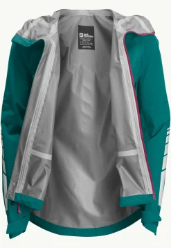 Jack Wolfskin Morobbia 3l Jkt W|DAMES Fietsen|Voor- En Najaarsjacks/-Jassen