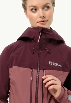 Jack Wolfskin Morobbia 3l Jkt W|DAMES Fietsen|Voor- En Najaarsjacks/-Jassen