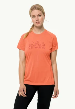 Jack Wolfskin Morobbia Vent T W|DAMES Fietsen|Functionele Shirts