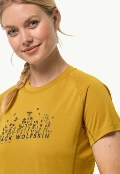 Jack Wolfskin Morobbia Vent T W|DAMES Fietsen|Functionele Shirts