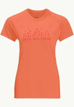 Jack Wolfskin Morobbia Vent T W|DAMES Fietsen|Functionele Shirts