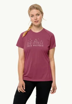 Jack Wolfskin Morobbia Vent T W|DAMES Fietsen|Functionele Shirts