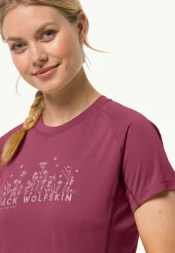 Jack Wolfskin Morobbia Vent T W|DAMES Fietsen|Functionele Shirts