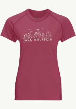 Jack Wolfskin Morobbia Vent T W|DAMES Fietsen|Functionele Shirts
