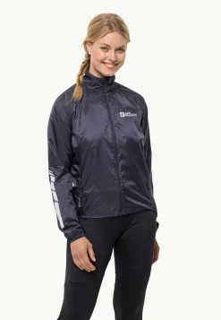 Jack Wolfskin Morobbia Wind Jkt W|DAMES Fietsen|Voor- En Najaarsjacks/-Jassen