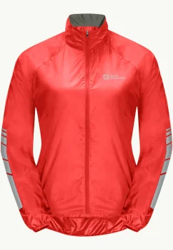 Jack Wolfskin Morobbia Wind Jkt W|DAMES Fietsen|Voor- En Najaarsjacks/-Jassen
