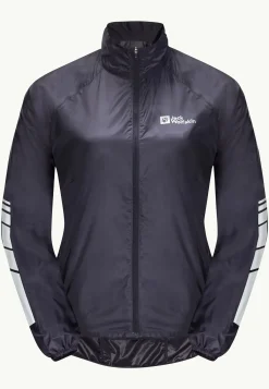 Jack Wolfskin Morobbia Wind Jkt W|DAMES Fietsen|Voor- En Najaarsjacks/-Jassen