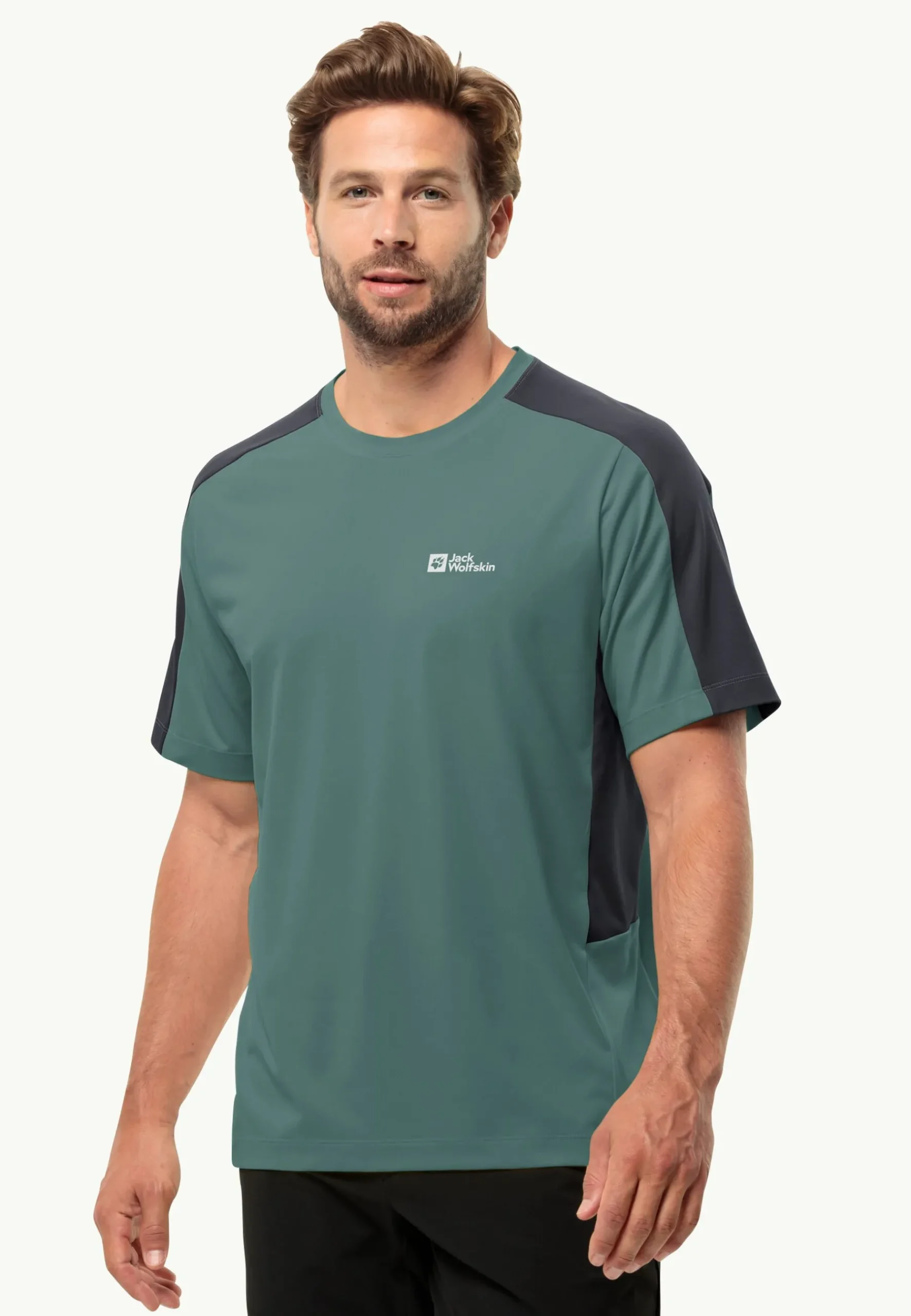 Jack Wolfskin Narrows T M|Heren Wandelen|Functionele Shirts