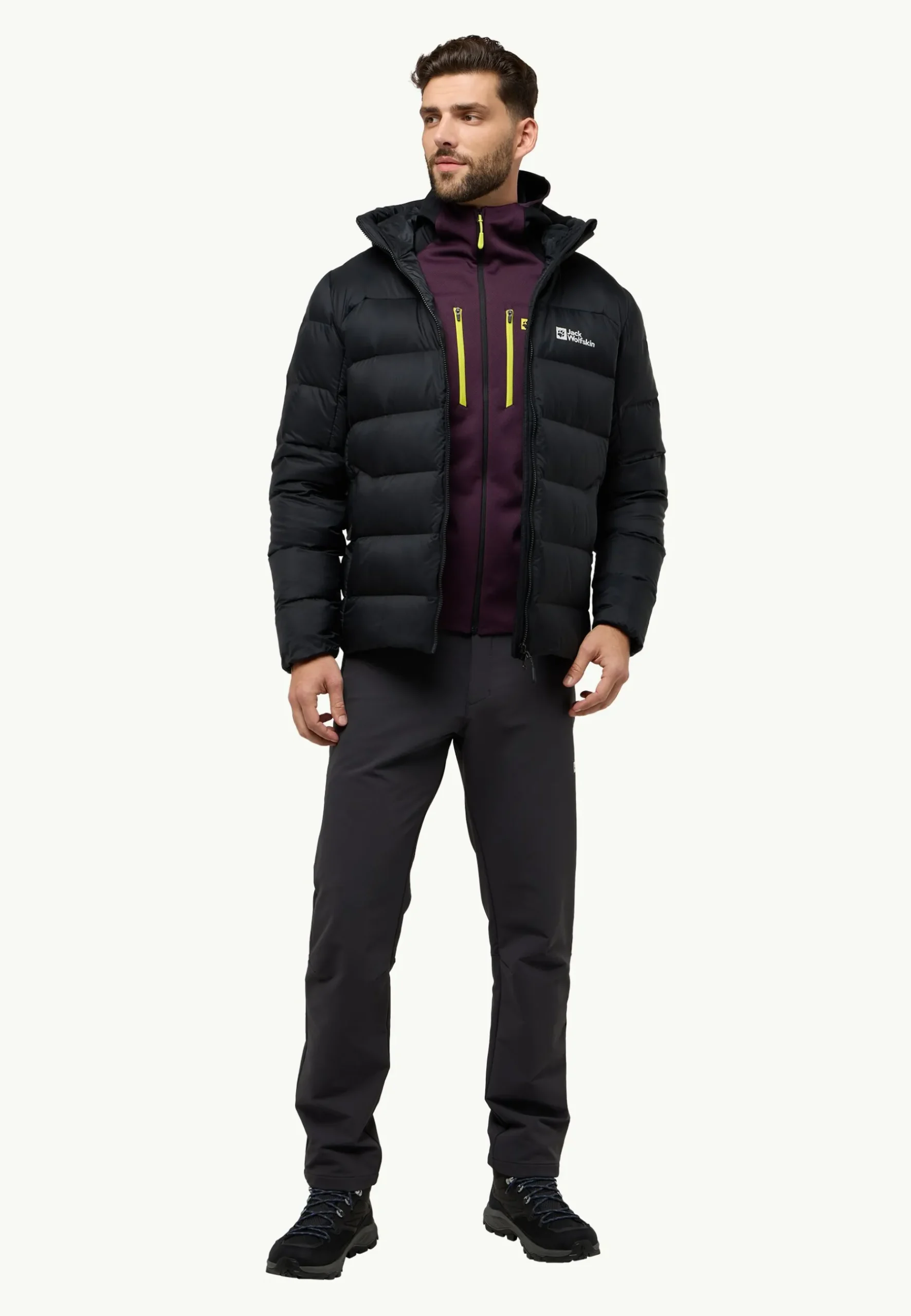 Jack Wolfskin Nebelhorn Down Hoody M Rds|Heren Voor- En Najaarsjacks/-Jassen|Bodywarmers