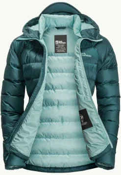 Jack Wolfskin Nebelhorn Down Hoody W|DAMES Wandelen|Voor- En Najaarsjacks/-Jassen