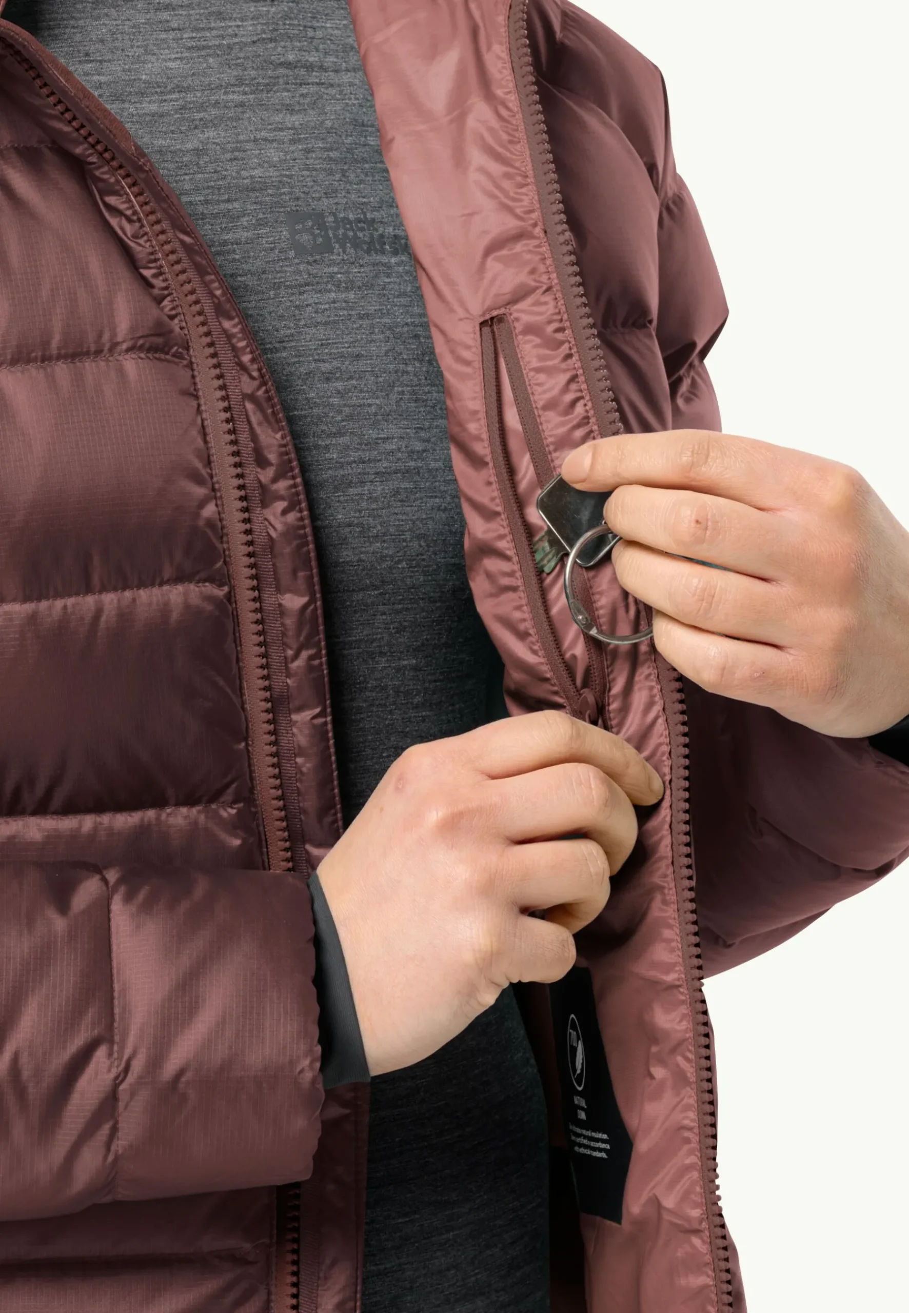 Jack Wolfskin Nebelhorn Down Hoody W|DAMES Wandelen|Voor- En Najaarsjacks/-Jassen